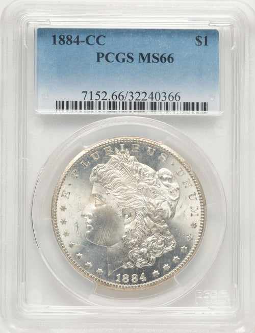 1884-CC Morgan Dollar PCGS MS66