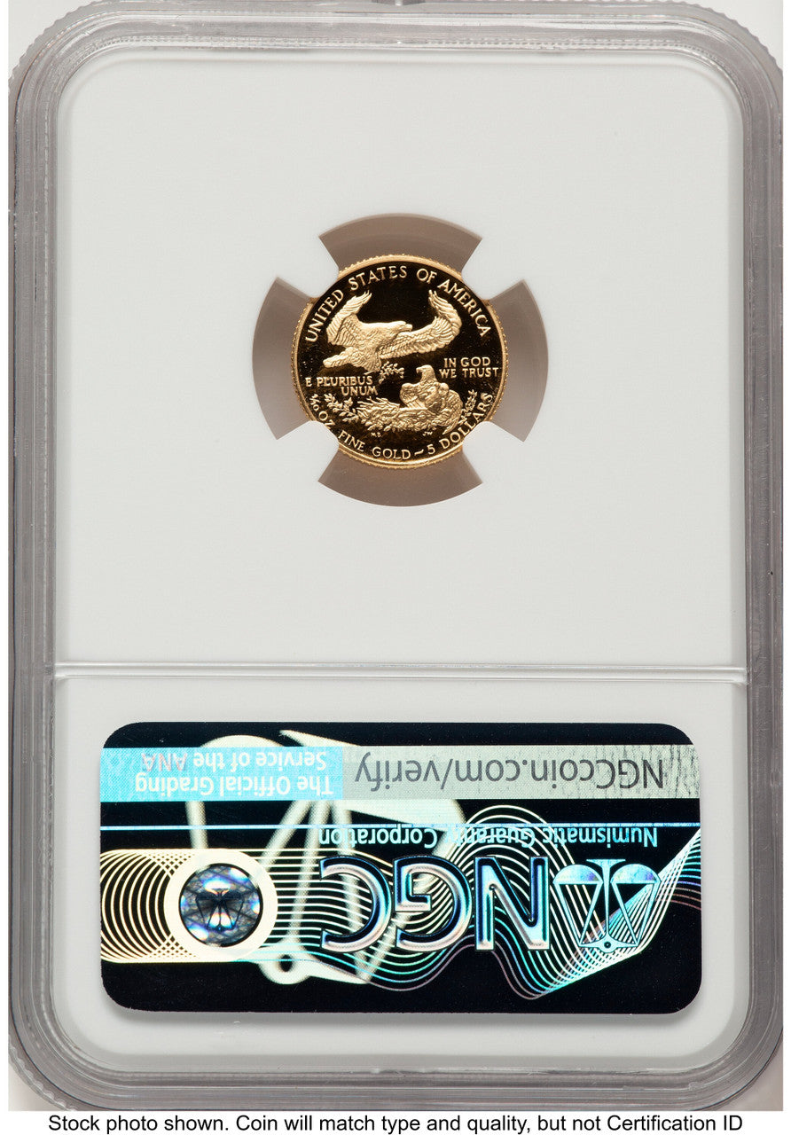 1988-P Proof Gold Eagle 1/10 oz Don Everhart NGC PF70