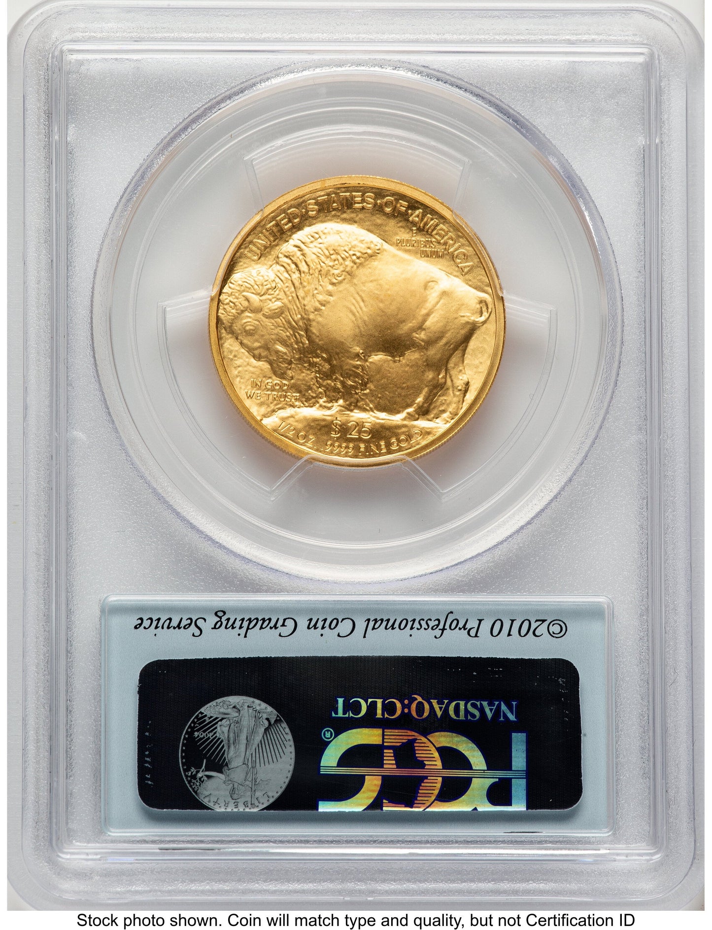 2008-W Burnished Gold Buffalo 1/2 oz Black Diamond Bison Label PCGS MS70