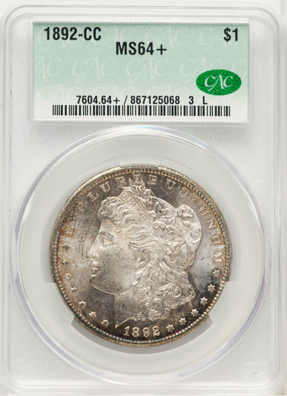 1892-CC CACG Plus Morgan Dollar CACG MS64+