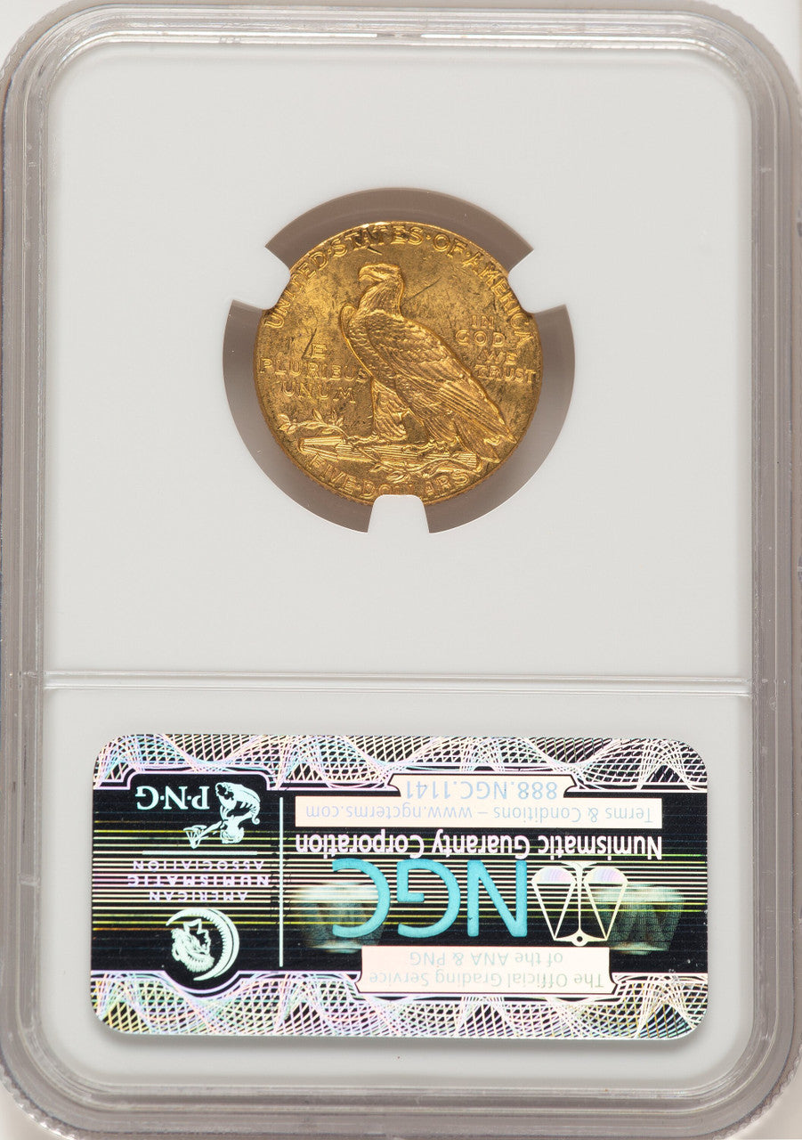 1913 $5 Indian Half Eagle NGC MS63 (784533022)