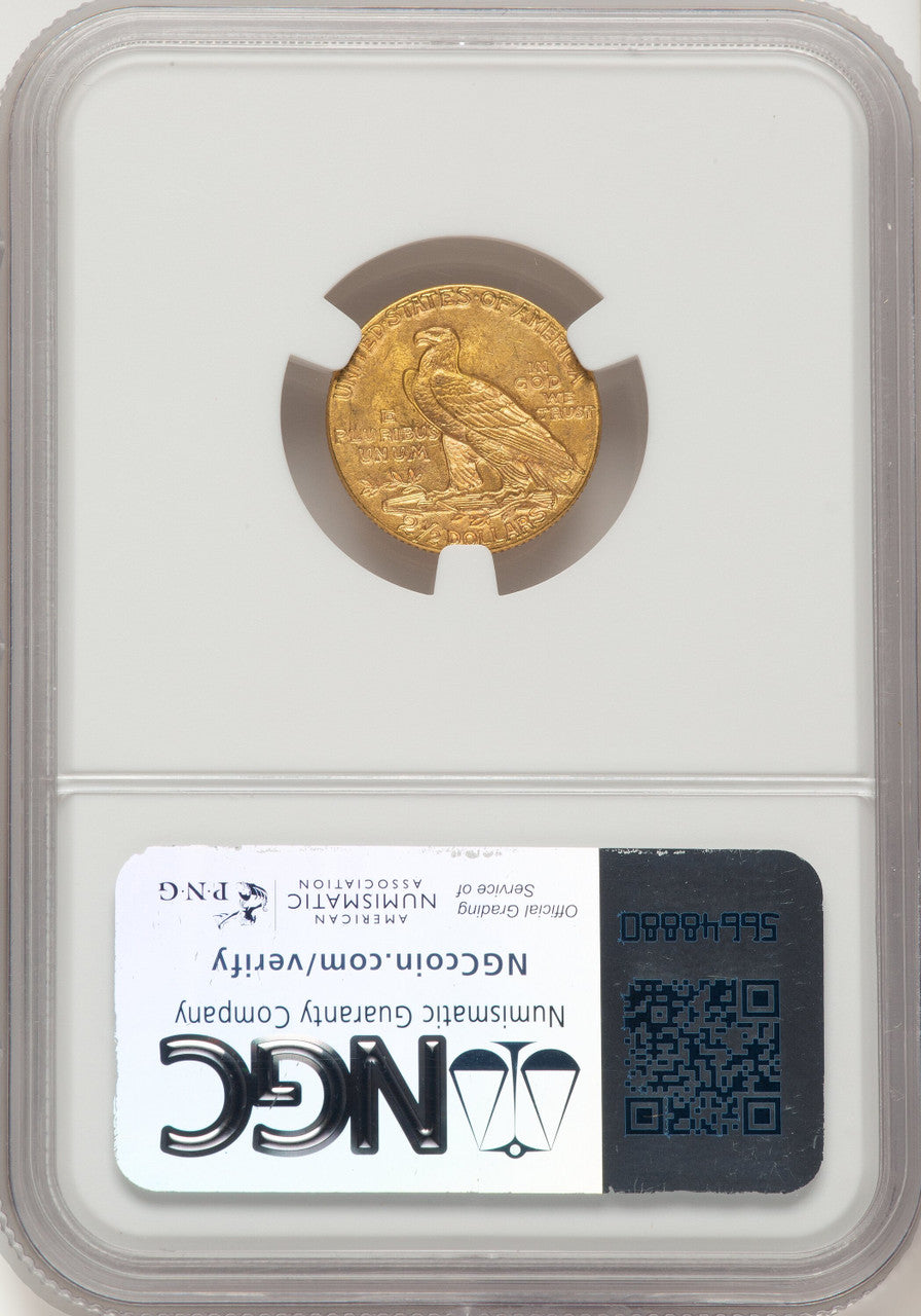 1911 $2.50 Indian Quarter Eagle NGC MS63