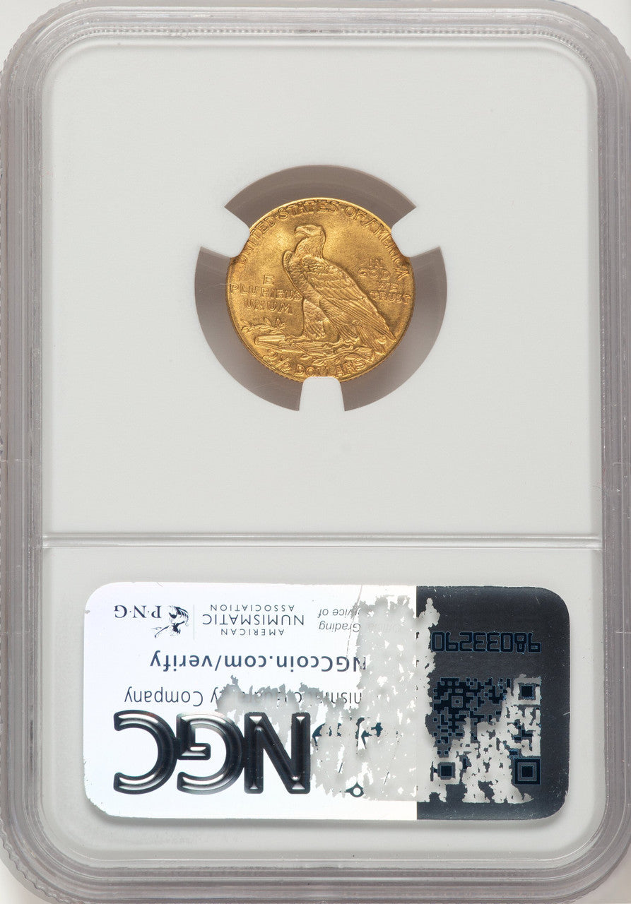 1911 $2.50 Indian Quarter Eagle NGC MS64