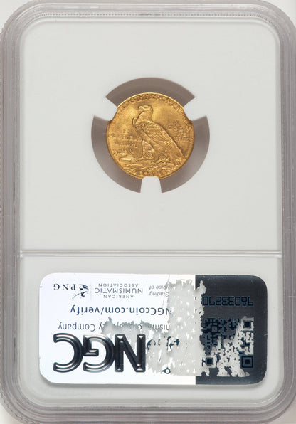 1911 $2.50 Indian Quarter Eagle NGC MS64