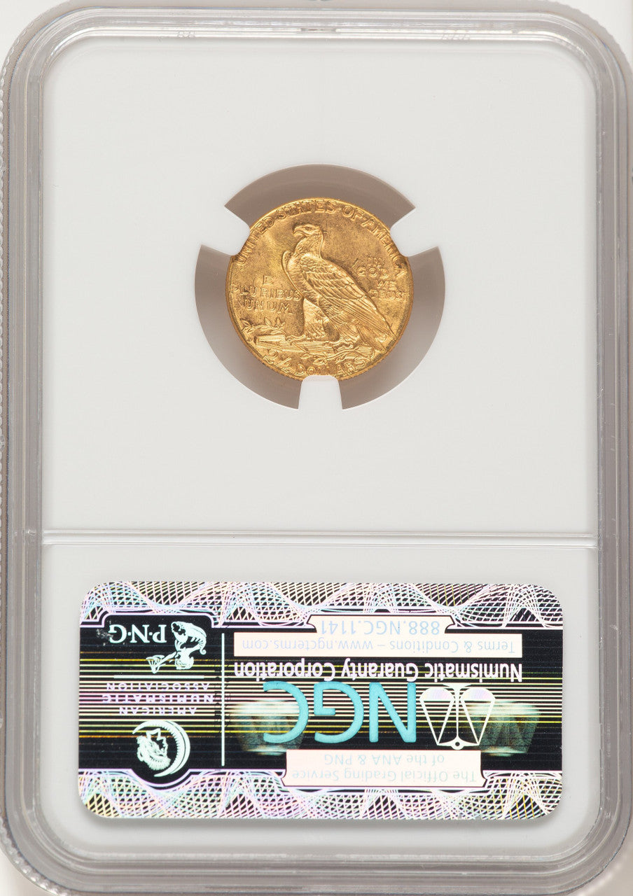 1925-D $2.50 Indian Quarter Eagle NGC MS65