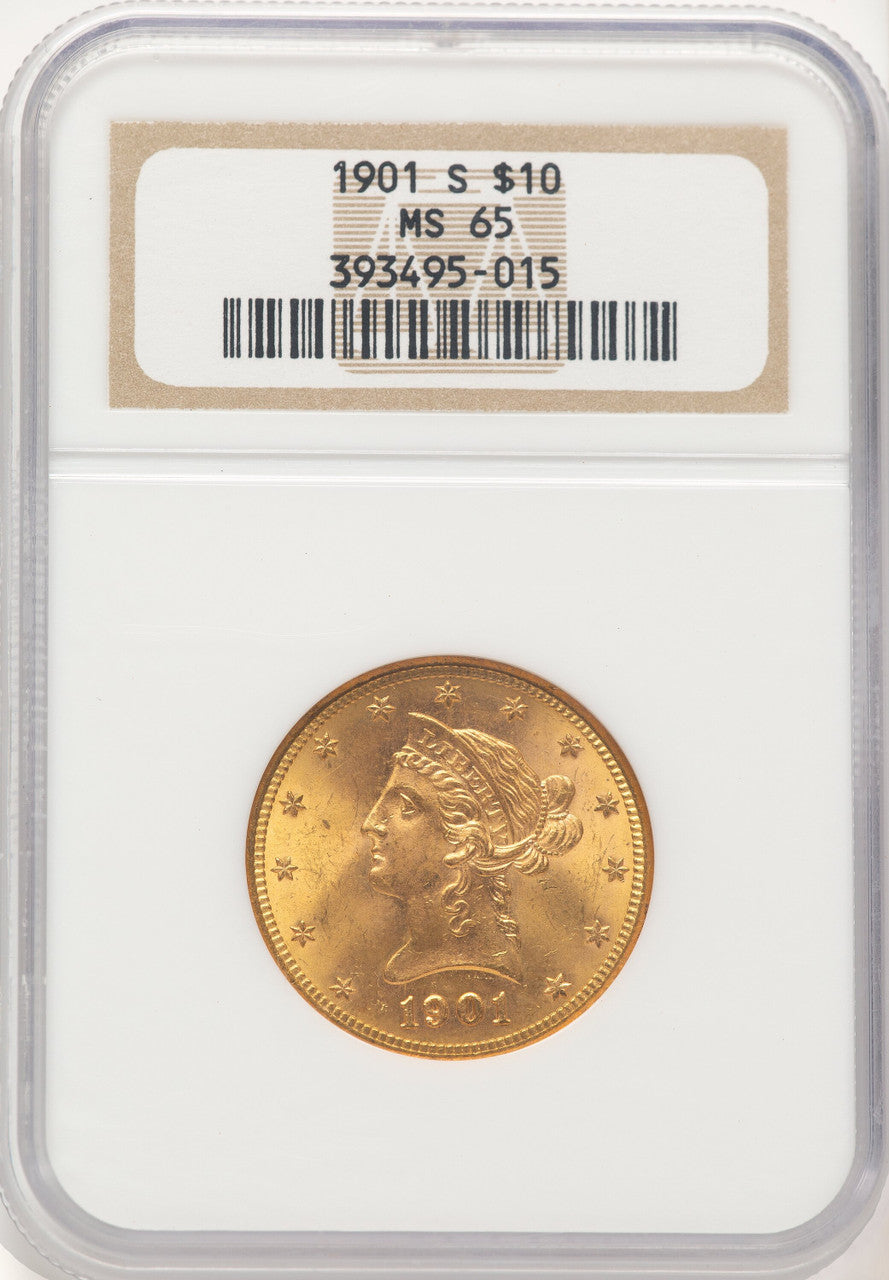 1901-S $10 Liberty Eagle NGC MS65