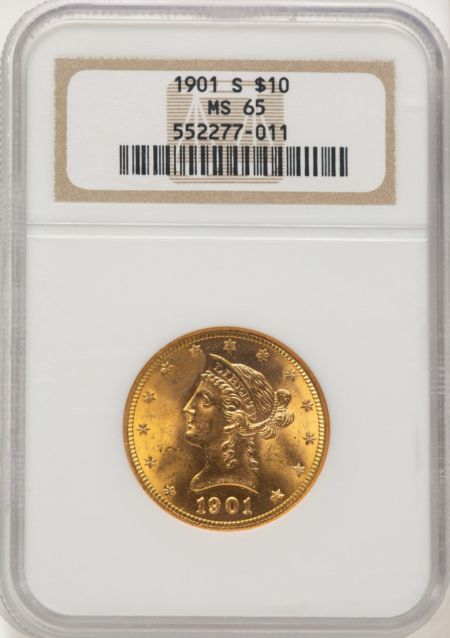 1901-S $10 Liberty Eagle NGC MS65