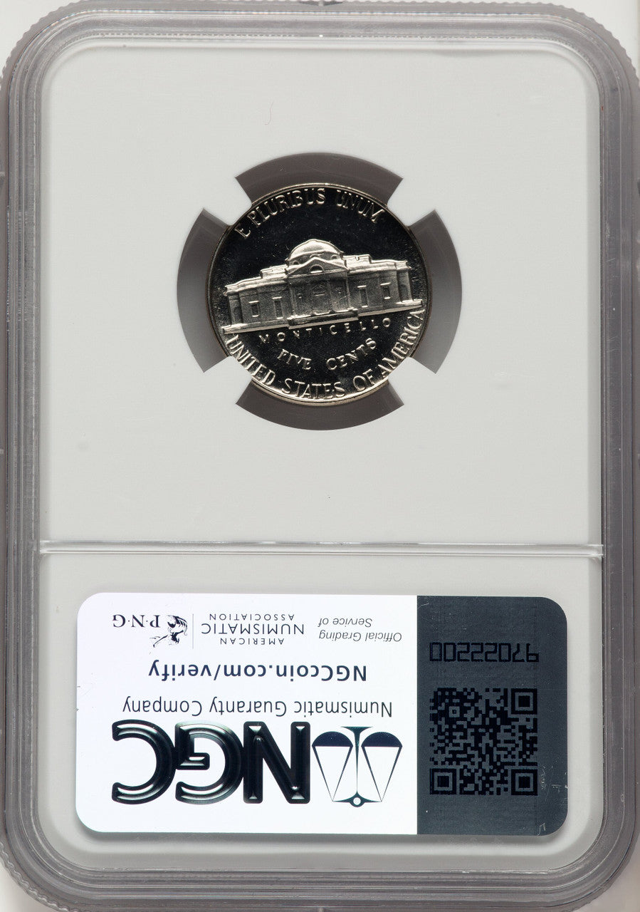 1966 5C SMS CA SMS Jefferson Nickel NGC MS68