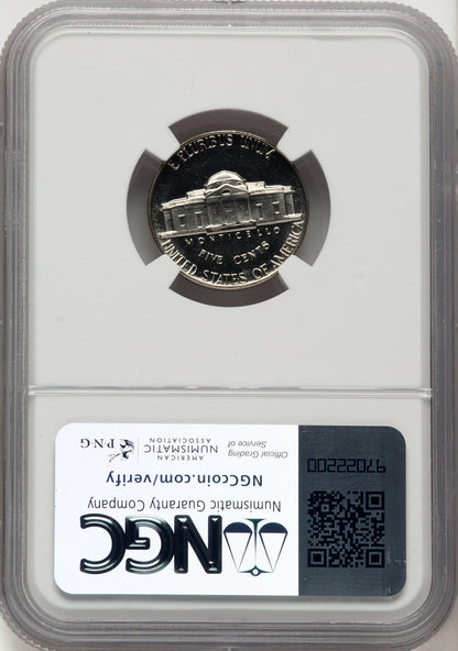 1966 5C SMS CA SMS Jefferson Nickel NGC MS68