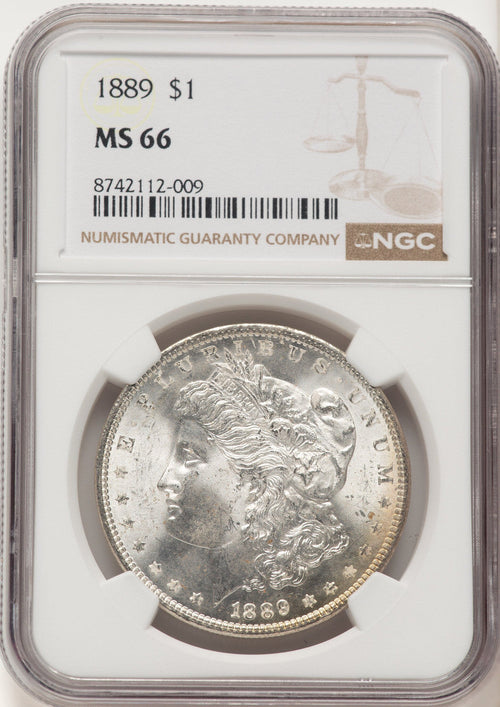 1889 Morgan Dollar NGC MS66
