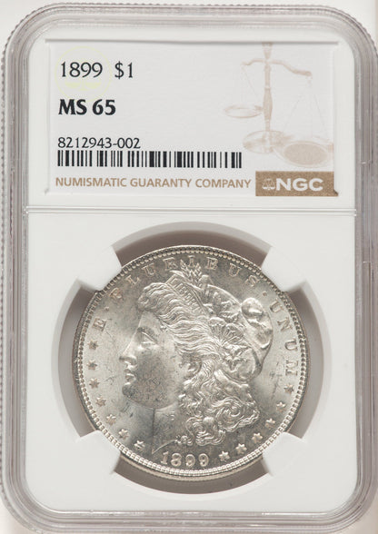 1899 Morgan Dollar NGC MS65