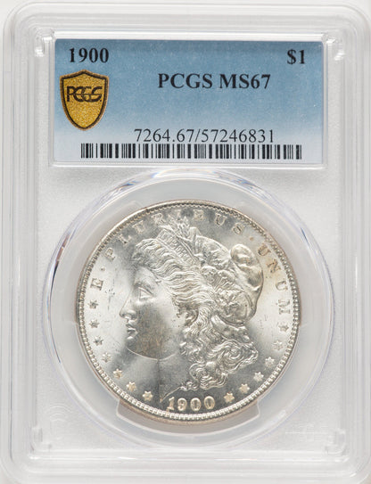 1900 Morgan Dollar PCGS MS67