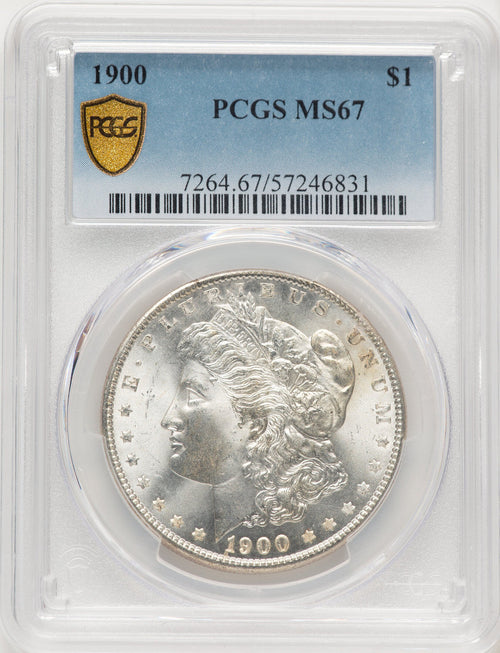 1900 Morgan Dollar PCGS MS67