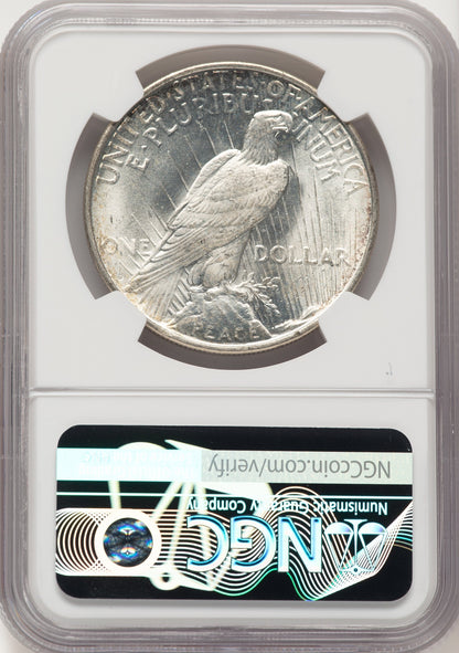 1922-D Peace Dollar NGC MS66