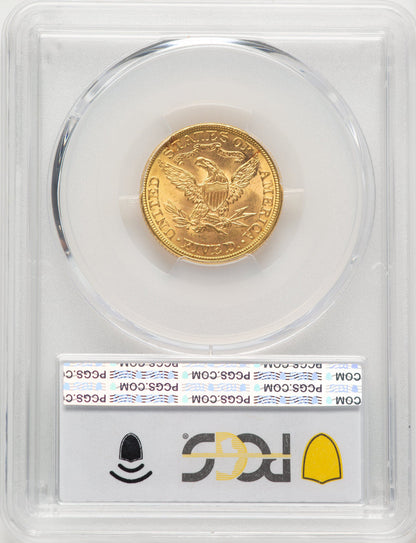 1882 $5 Liberty Half Eagle PCGS MS66