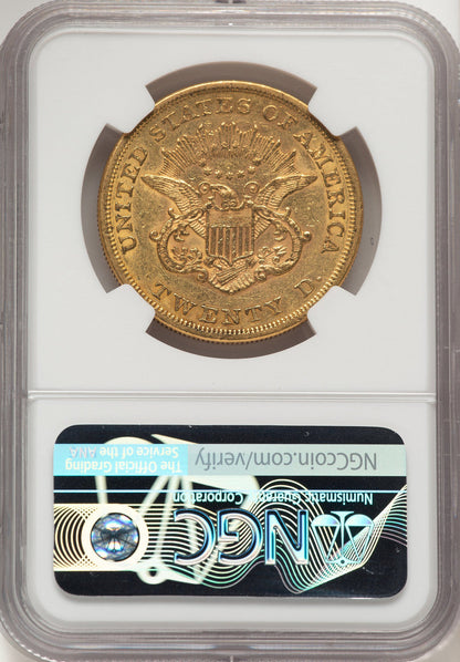 1864 $20 Liberty Double Eagle NGC AU55