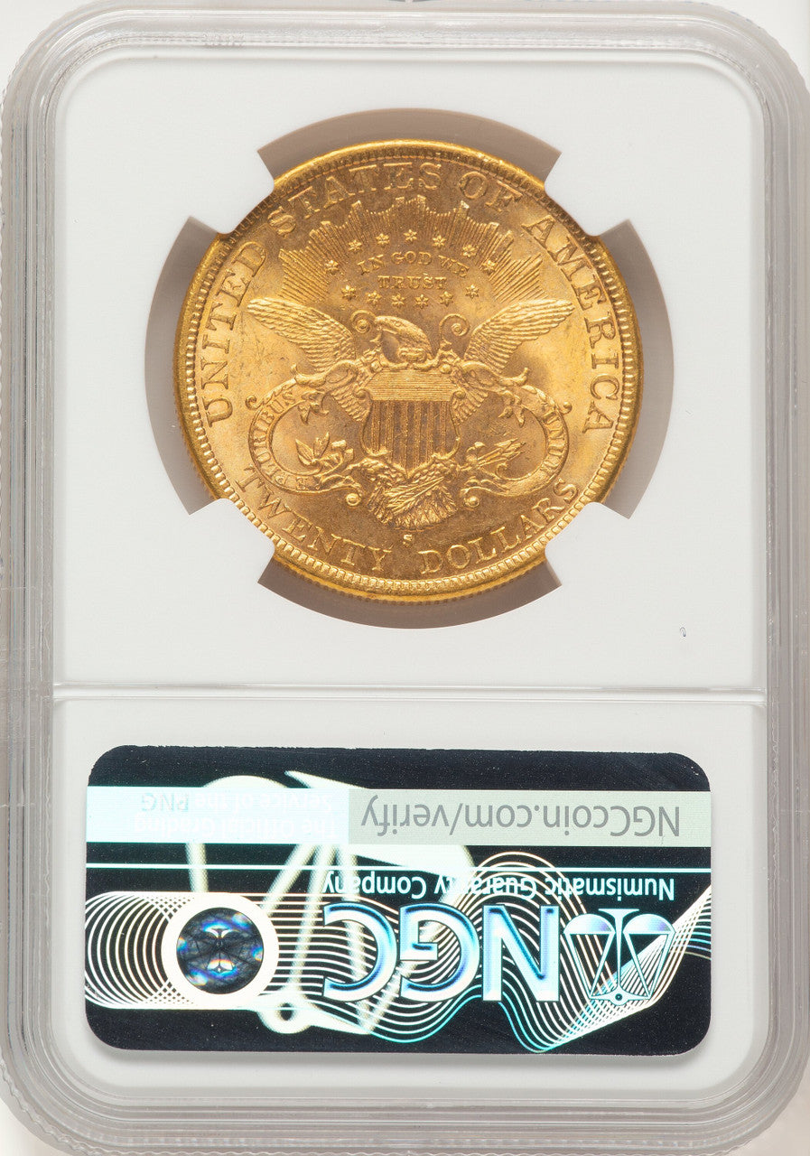 1888-S $20 Liberty Double Eagle NGC MS64