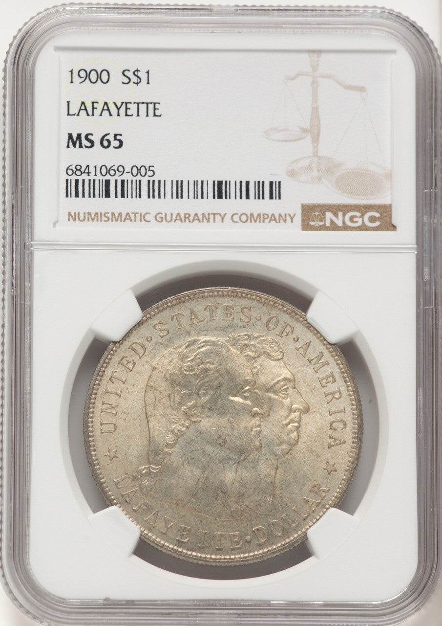 1900 Lafayette Dollar Commemorative Silver NGC MS65