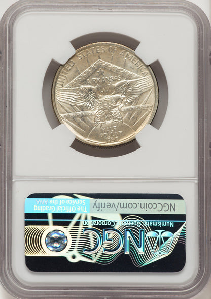 1935 50C Arkansas Commemorative Silver NGC MS67