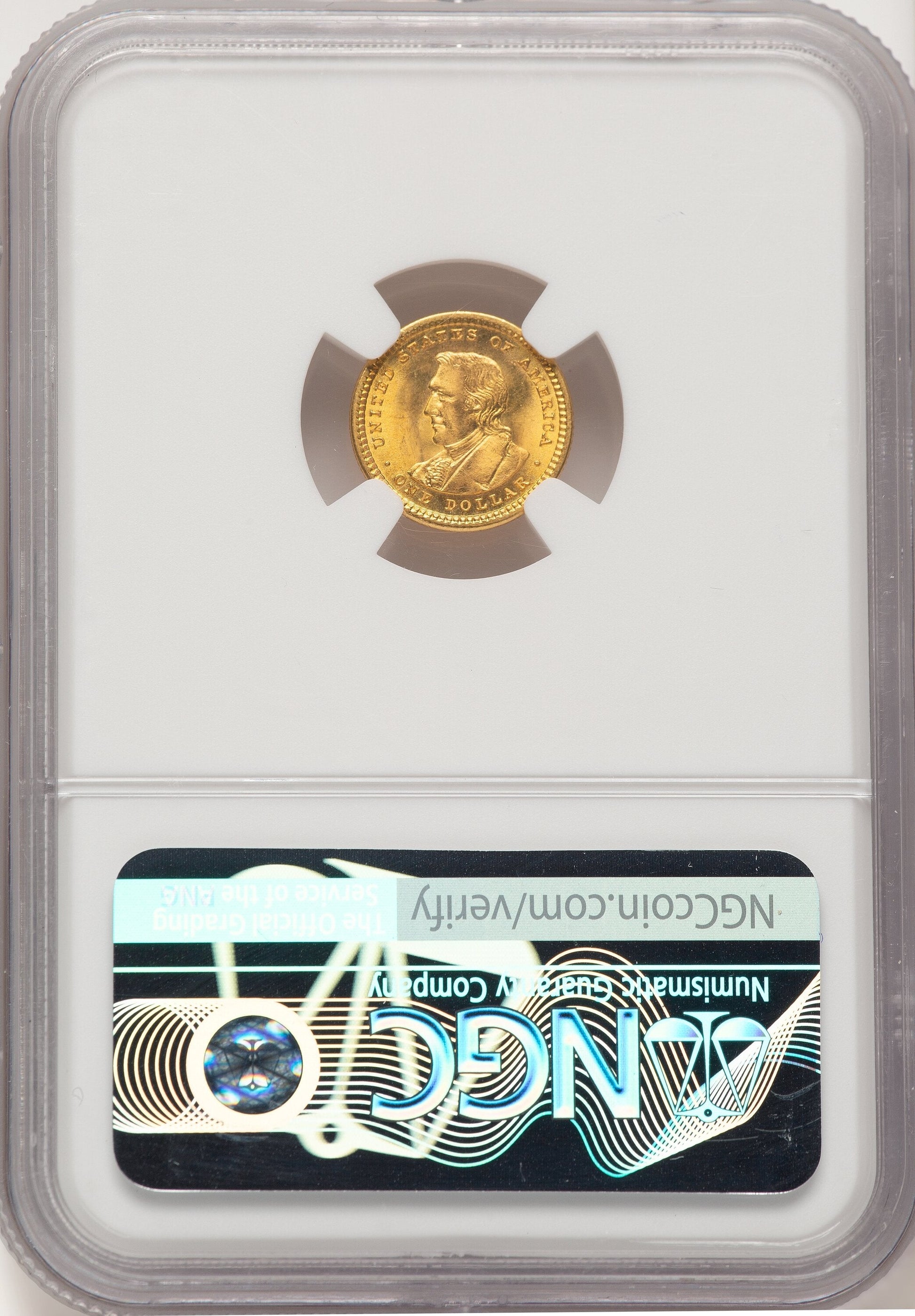 1904 G$1 Lewis and Clark Commemorative Gold NGC MS67+