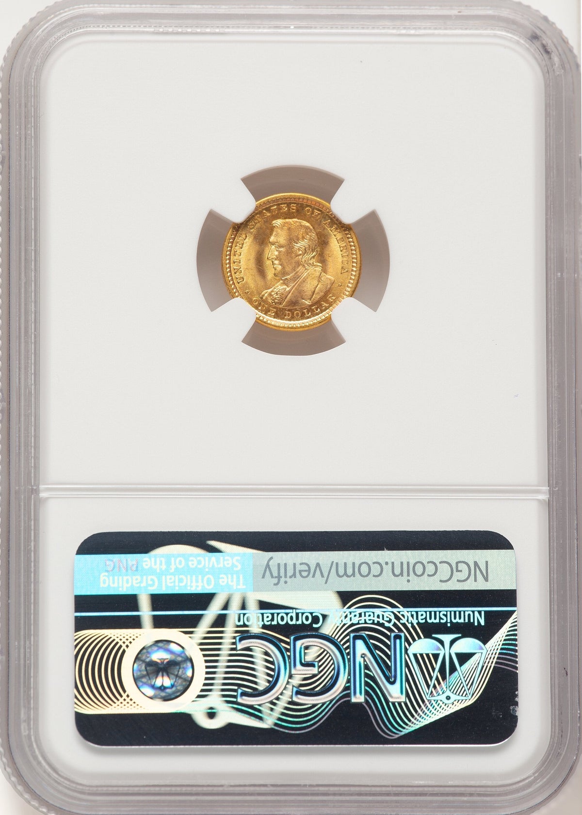1904 G$1 Lewis and Clark Commemorative Gold NGC MS67+