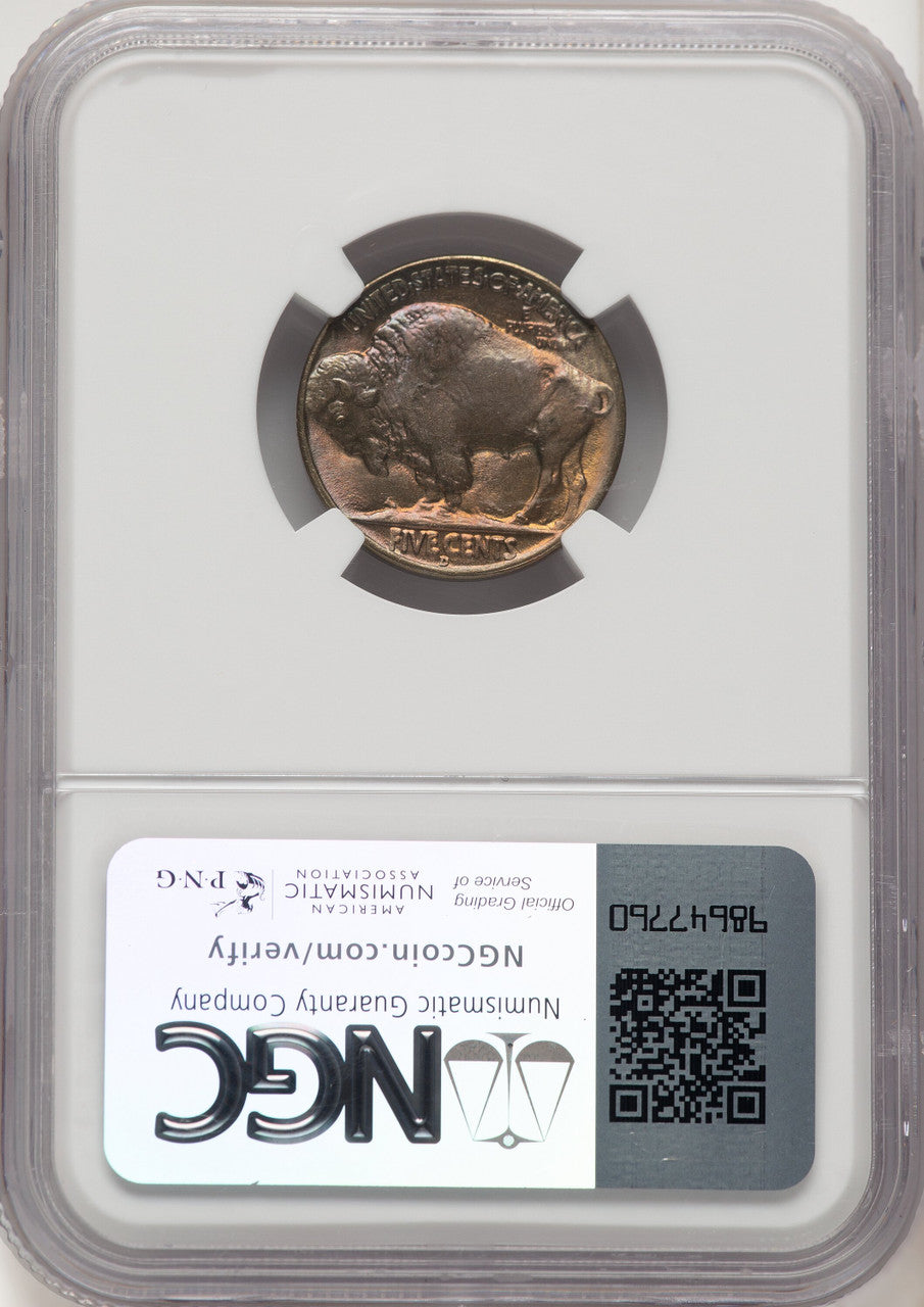1936-D 5C Buffalo Nickel NGC MS67 (784564001)