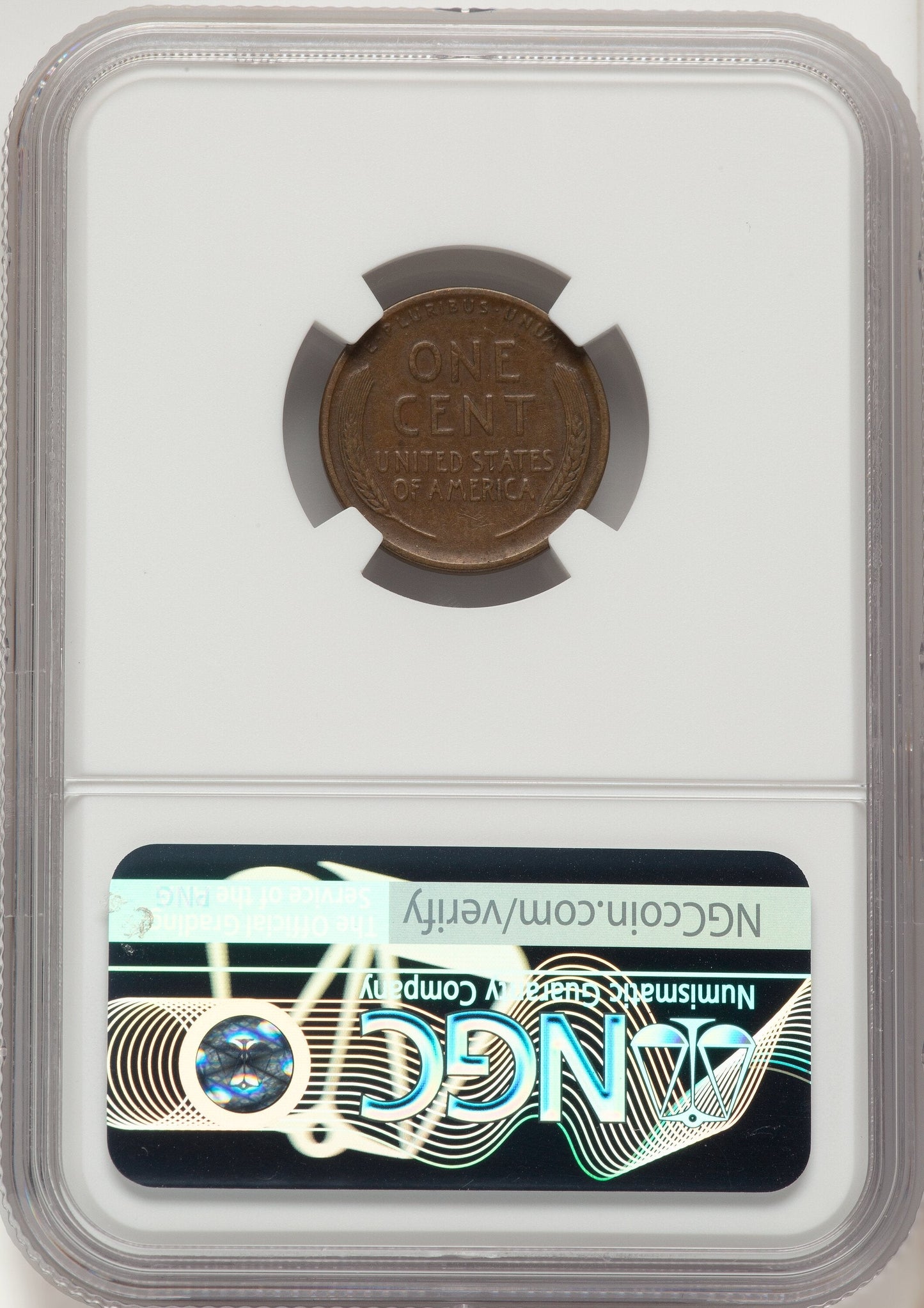 1922 No D Strong Reverse BN Lincoln Cent NGC VF25