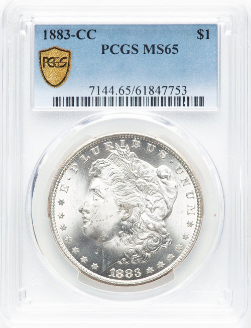 1883-CC Morgan Dollar PCGS MS65