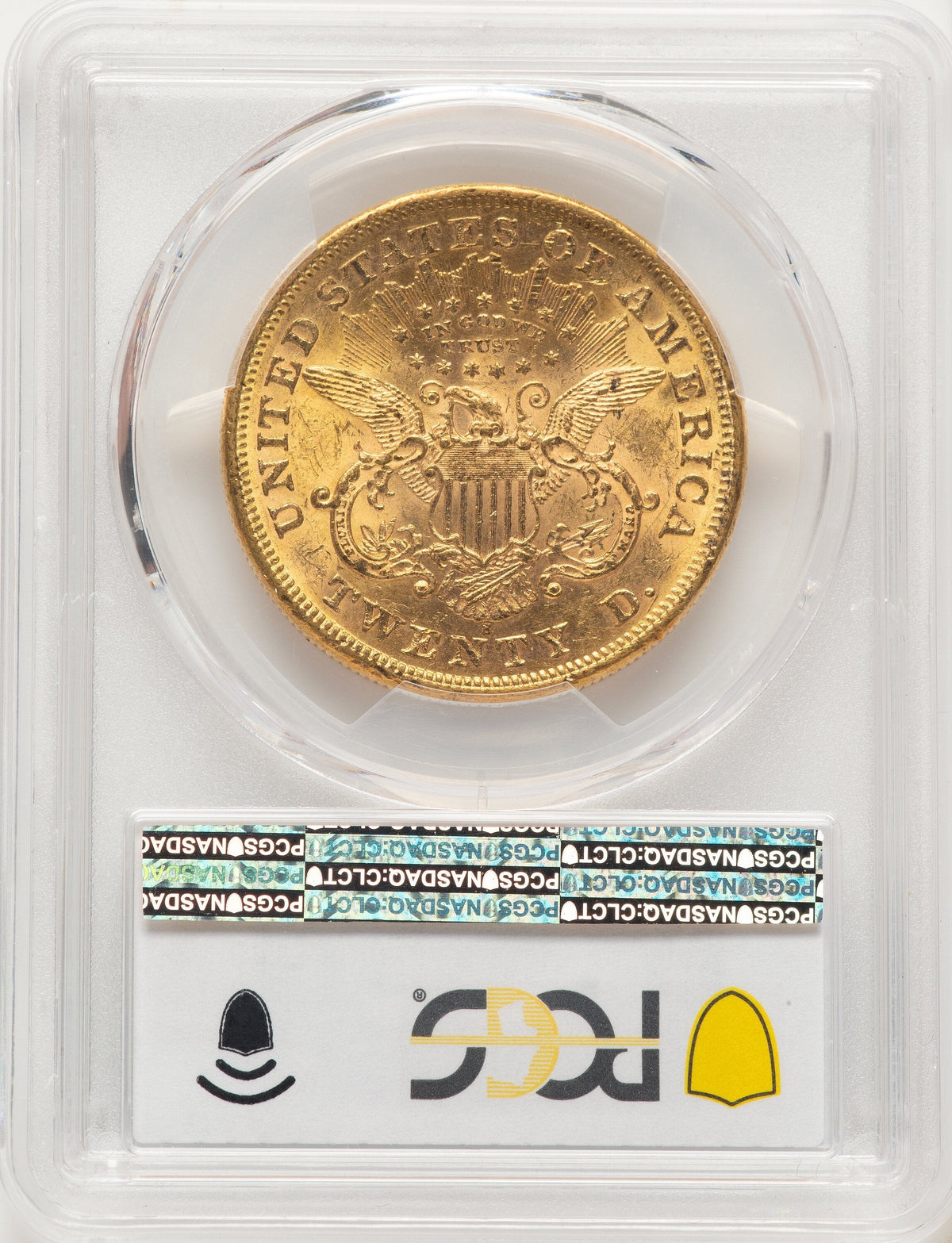 1875-S $20 Liberty Double Eagle PCGS MS61