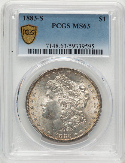 1883-S Morgan Dollar PCGS MS63