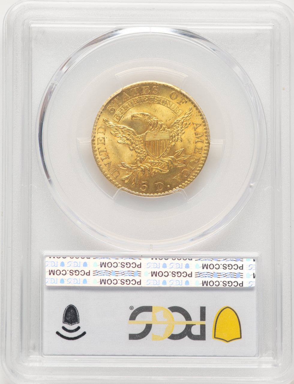 1813 $5 Early Half Eagle PCGS MS63
