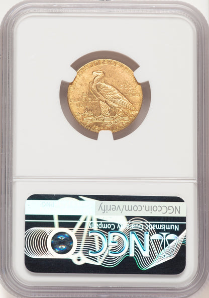 1908-D $5 Indian Half Eagle NGC MS65