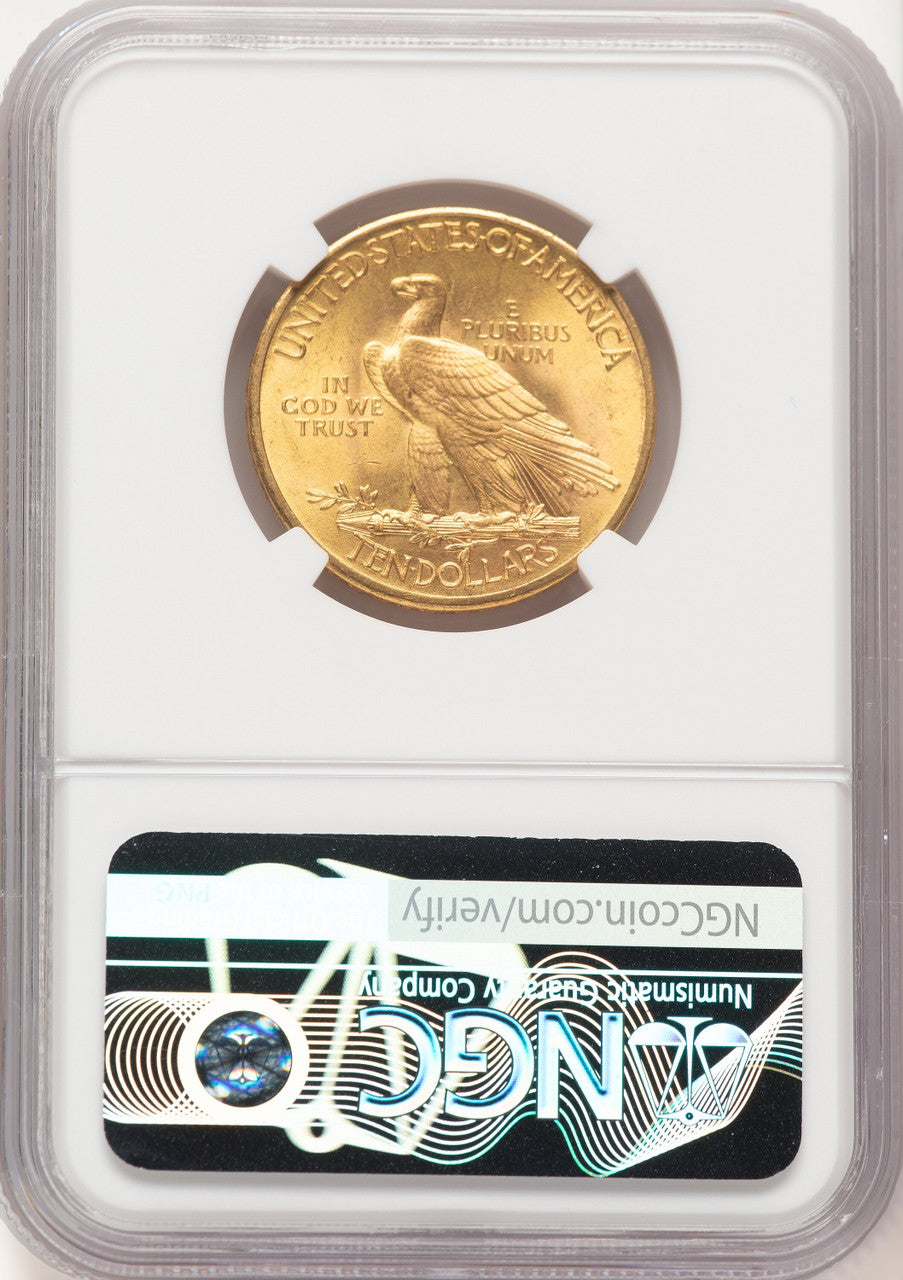 1915 $10 Indian Eagle NGC MS65