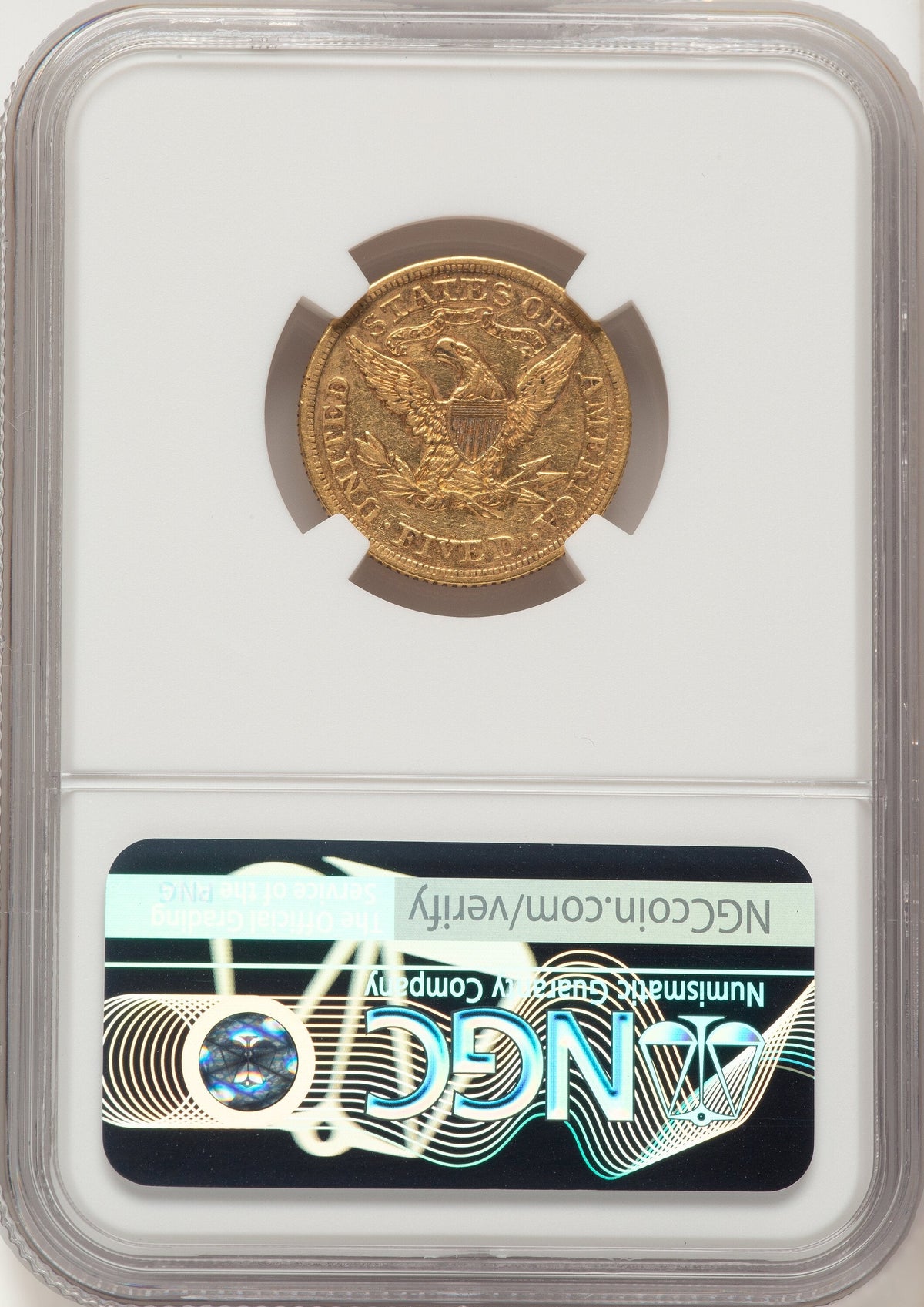 1868 $5 Liberty Half Eagle NGC XF45