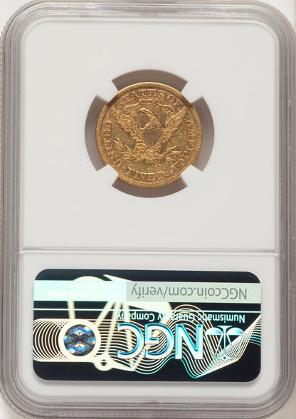 1868 $5 Liberty Half Eagle NGC XF45