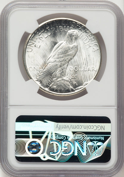1923-S Peace Dollar NGC MS65