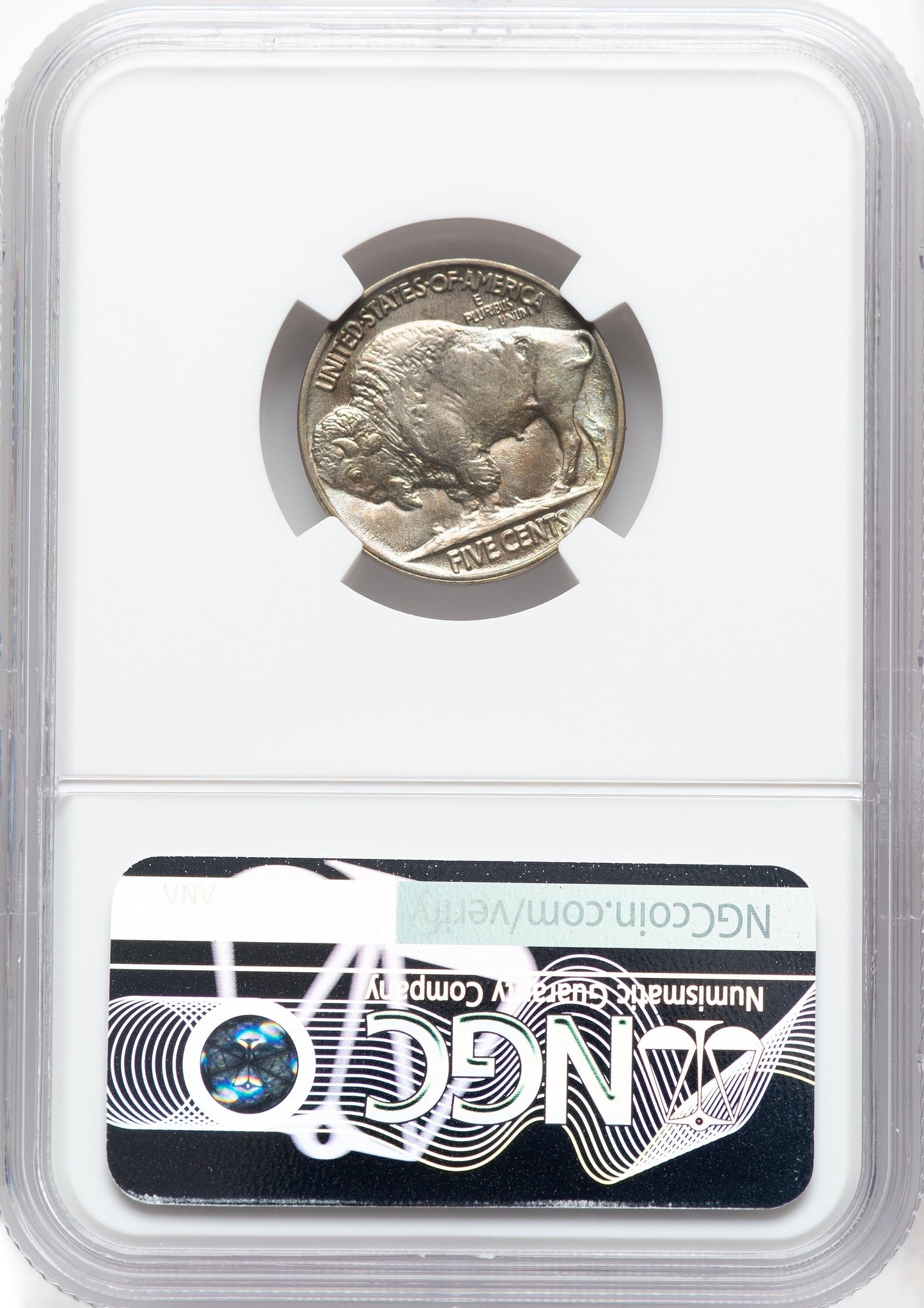 1916 5C Buffalo Nickel NGC MS66