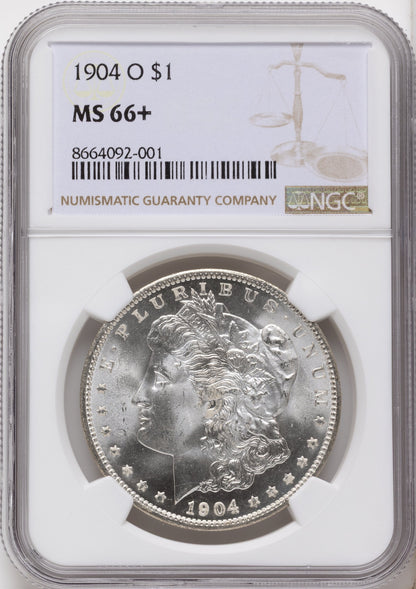 1904-O Morgan Dollar NGC MS66+
