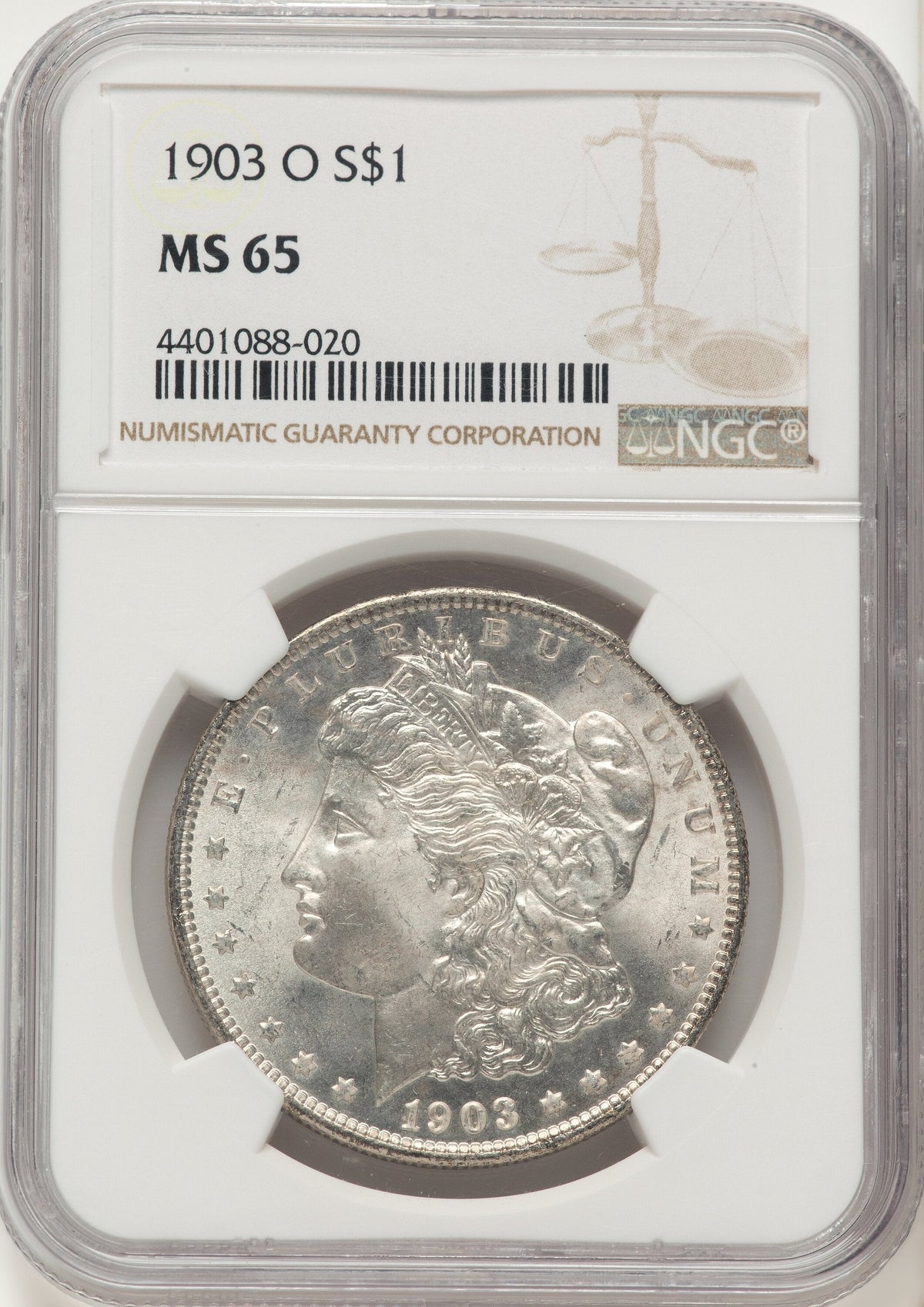 1903-O Morgan Dollar NGC MS65