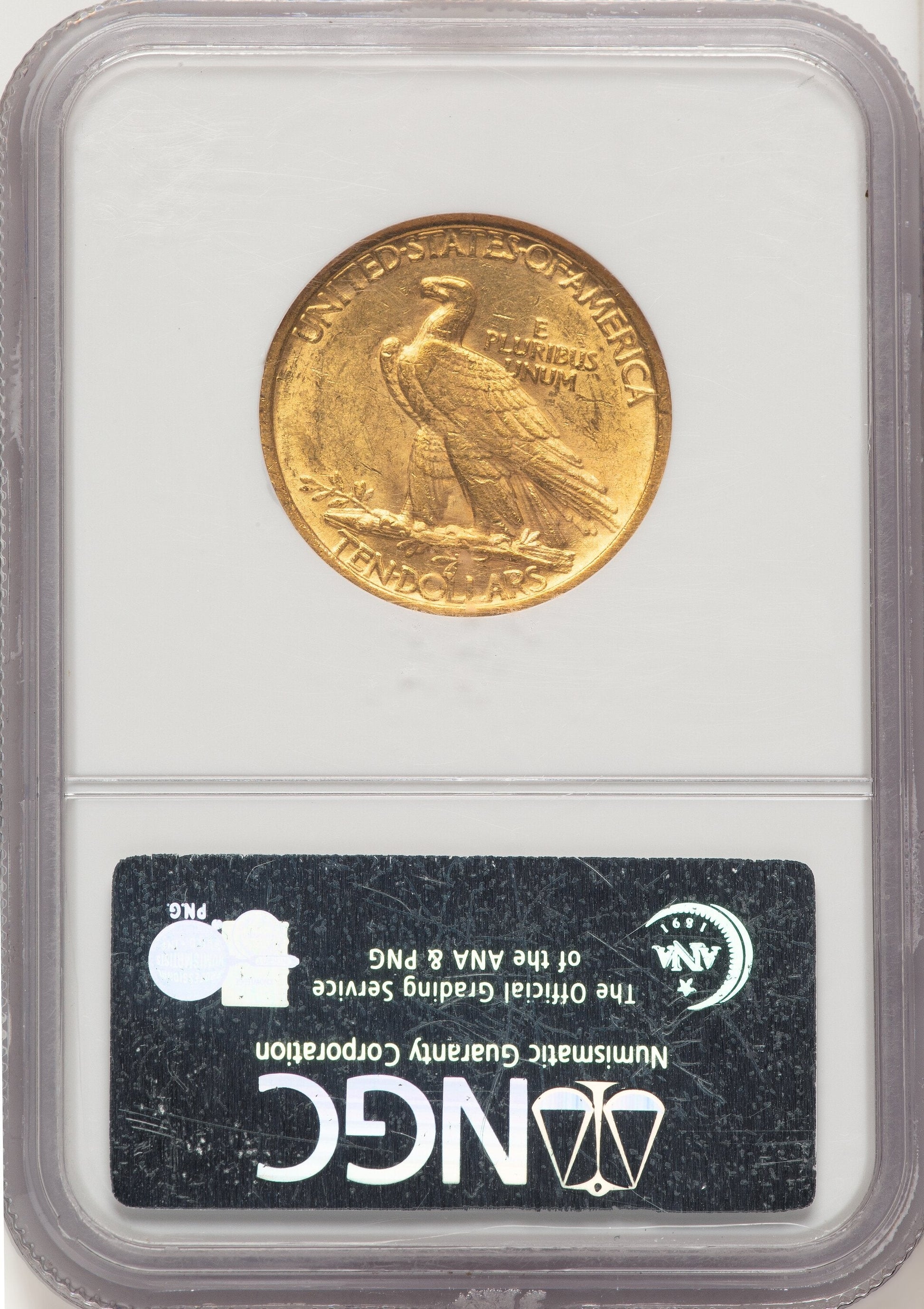 1907 $10 No Motto Indian Eagle NGC MS61