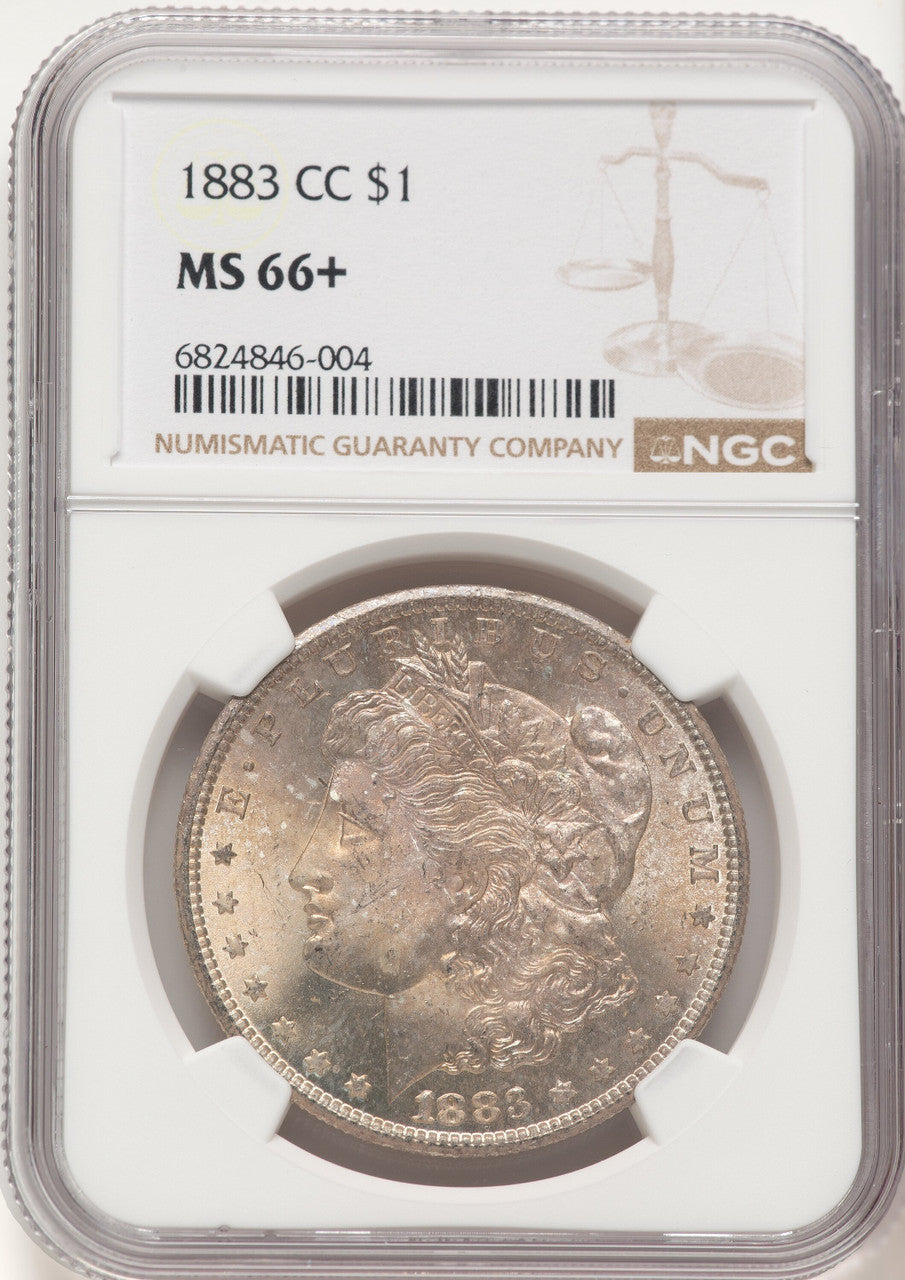 1883-CC Morgan Dollar NGC MS66+