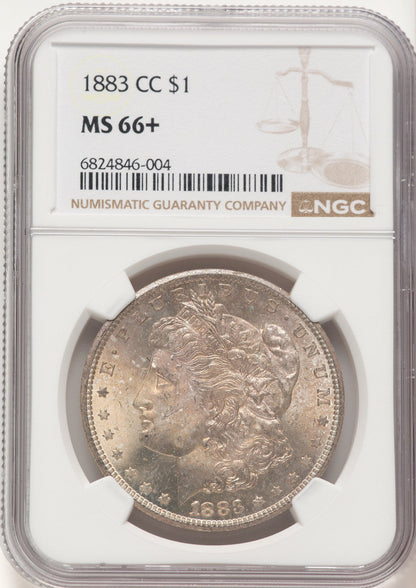 1883-CC Morgan Dollar NGC MS66+