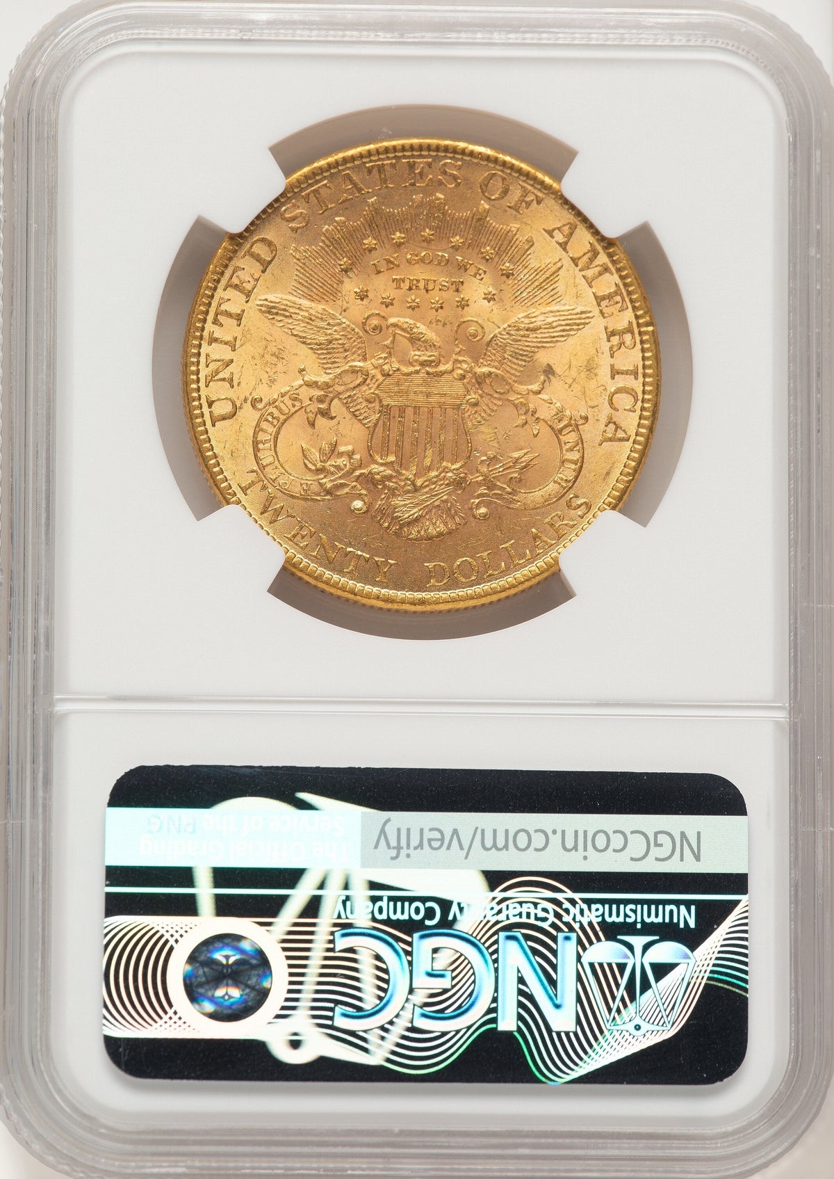 1889 $20 Liberty Double Eagle NGC MS63