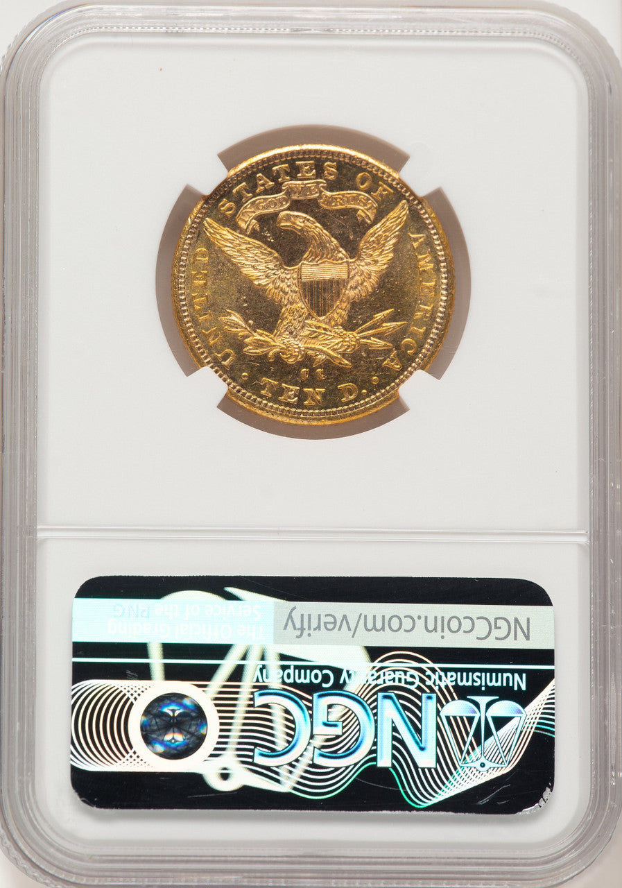 1891-CC $10 Liberty Eagle NGC MS64