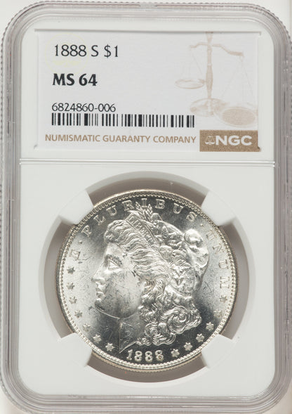 1888-S Morgan Dollar NGC MS64