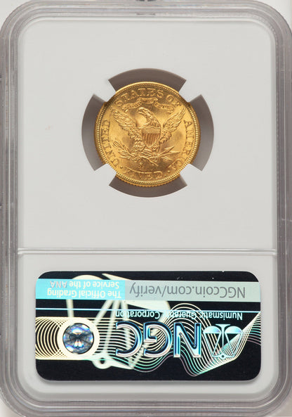 1899-S $5 Liberty Half Eagle NGC MS65