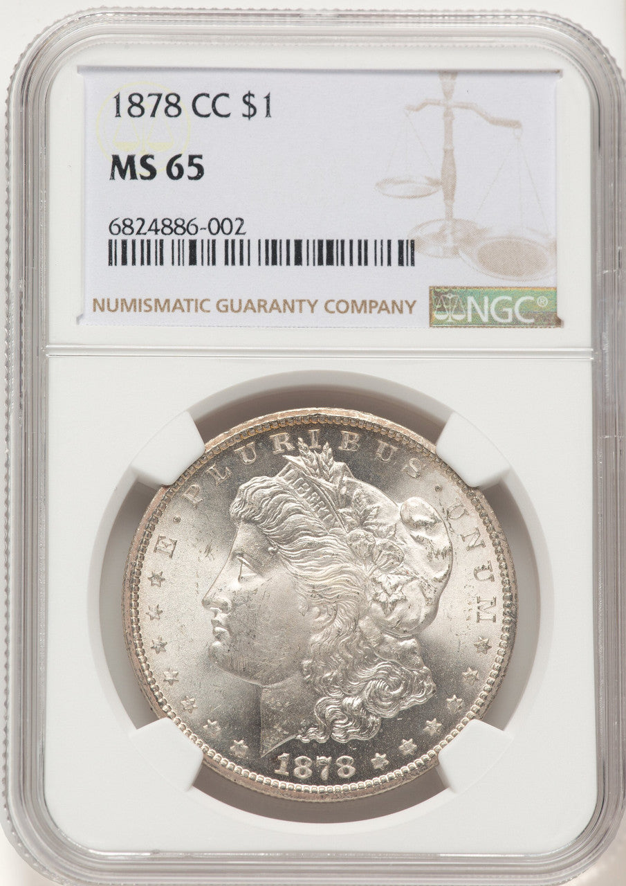 1878-CC Morgan Dollar NGC MS65