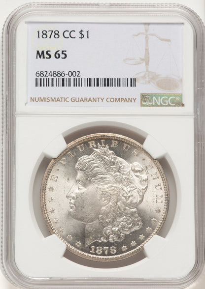 1878-CC Morgan Dollar NGC MS65