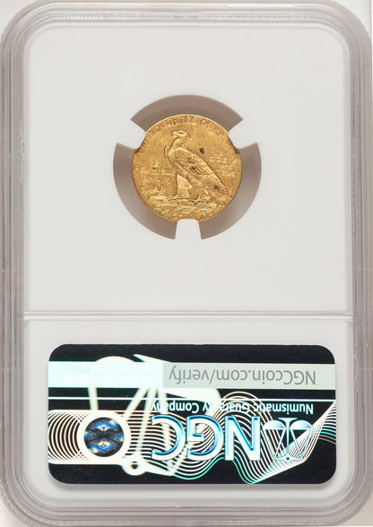 1910 $2.50 Indian Quarter Eagle NGC MS62 (784675012)