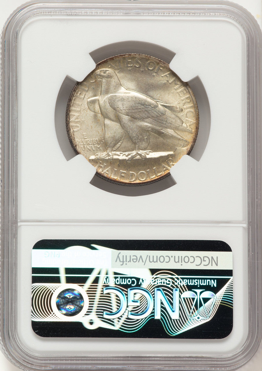 1935 50C Connecticut Commemorative Silver NGC MS67